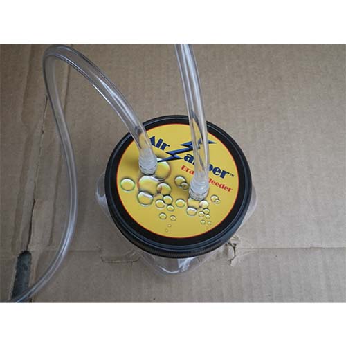 Air Zapper Vacuum Brake Bleeder Basic Kit Pump Kit Fluid Tank with Tubing Connected